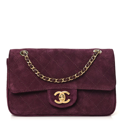Chanel Suede Calfskin Mini Souplissimo Flap Burgundy 1 of 11