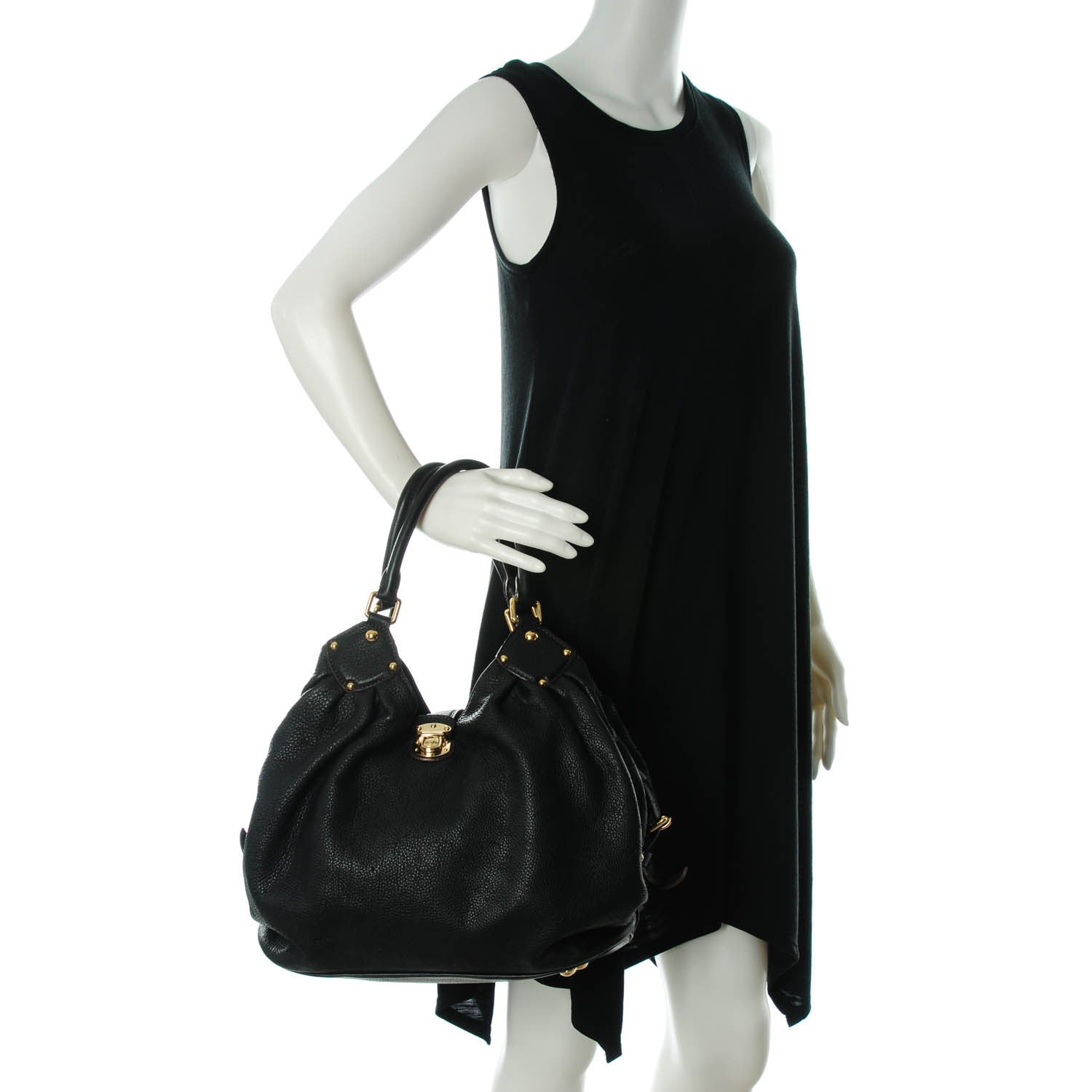Louis Vuitton Mahina L Black 2 of 7