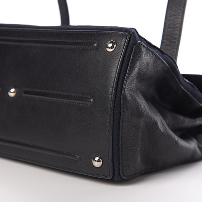 Saint Laurent Calfskin Canvas Medium Muse Two Black 9 of 9
