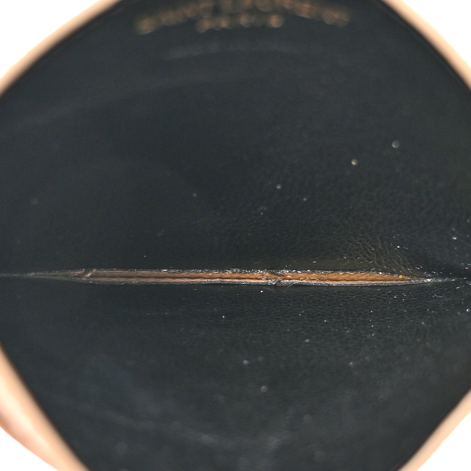 Saint Laurent Grain De Poudre Matelasse Chevron Monogram Credit Card Case Nude Powder 5 of 14