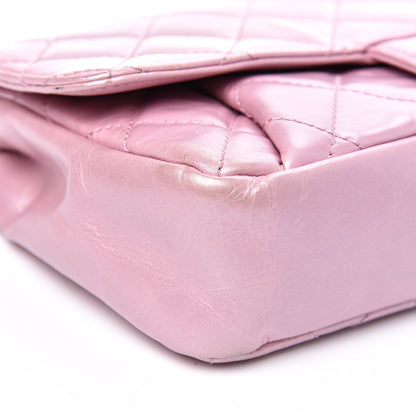 Chanel Glazed Calfskin Quilted Coco Pleats Flap Pink 7 of 19