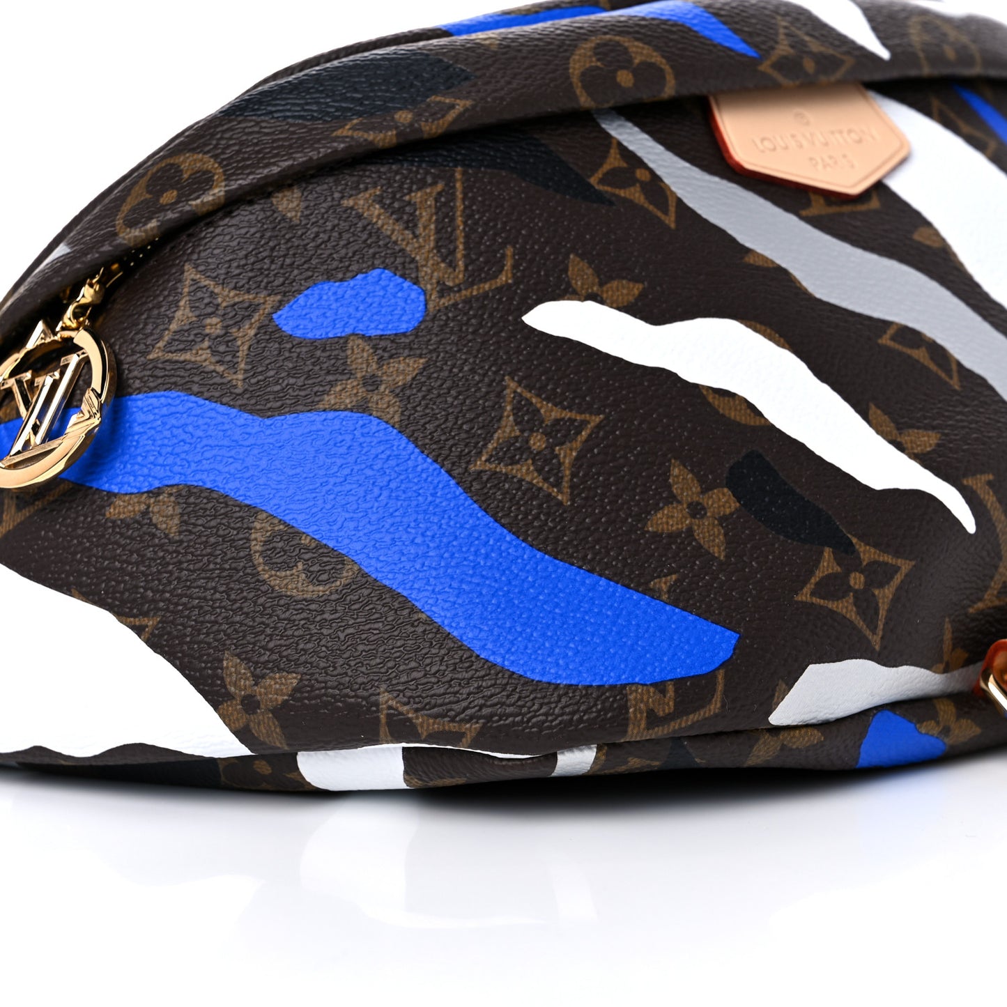 X LOL Monogram Bumbag Blue Silver