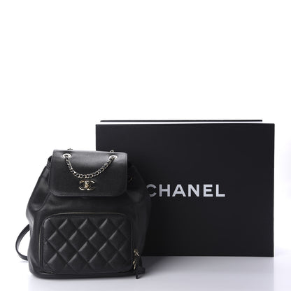 Chanel Caviar Quilted Business Affinity Backpack Black 10 of 10