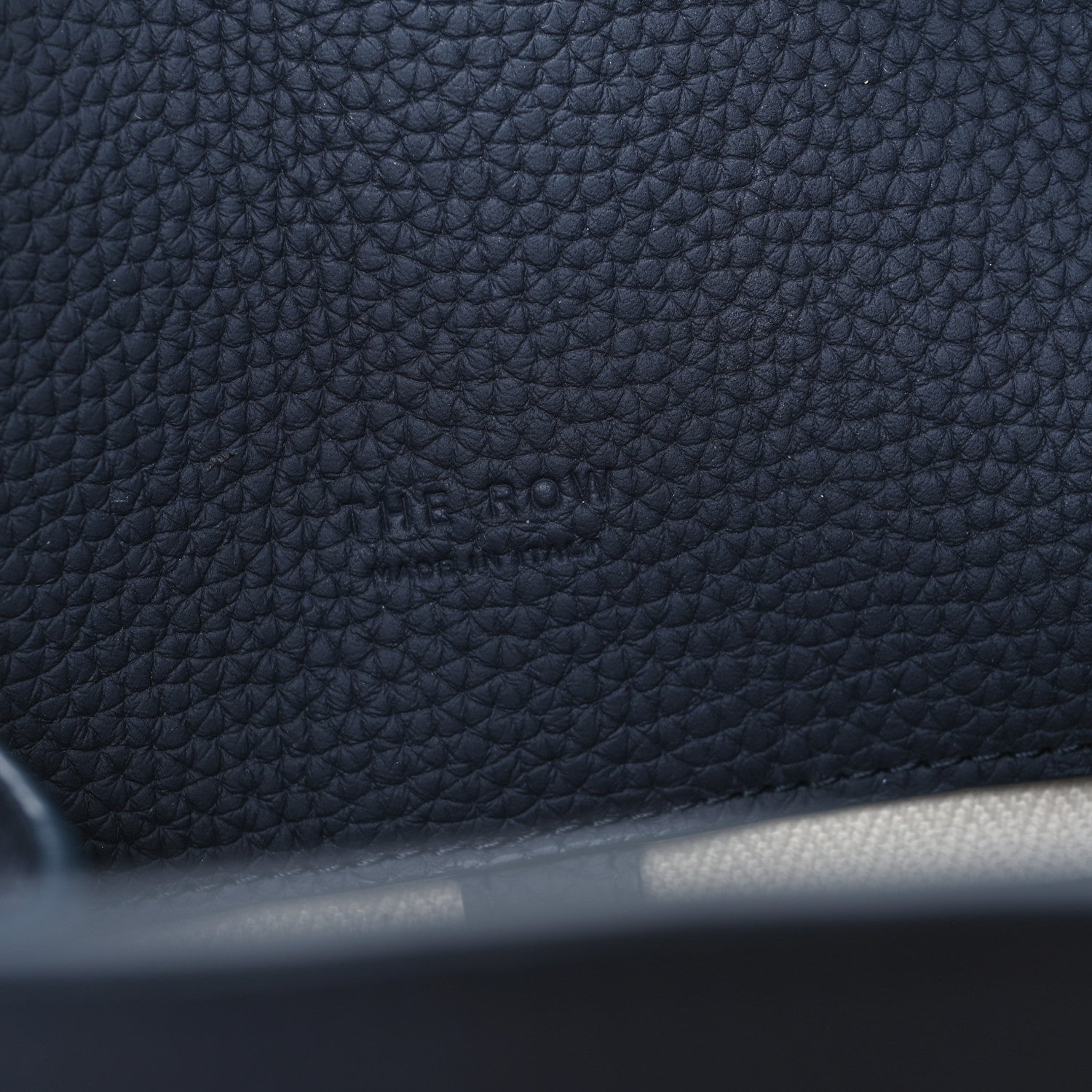 The Row Matte Grained Calfskin Soft Margaux 15 Marine 6 of 10