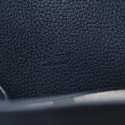 The Row Matte Grained Calfskin Soft Margaux 15 Marine 6 of 10