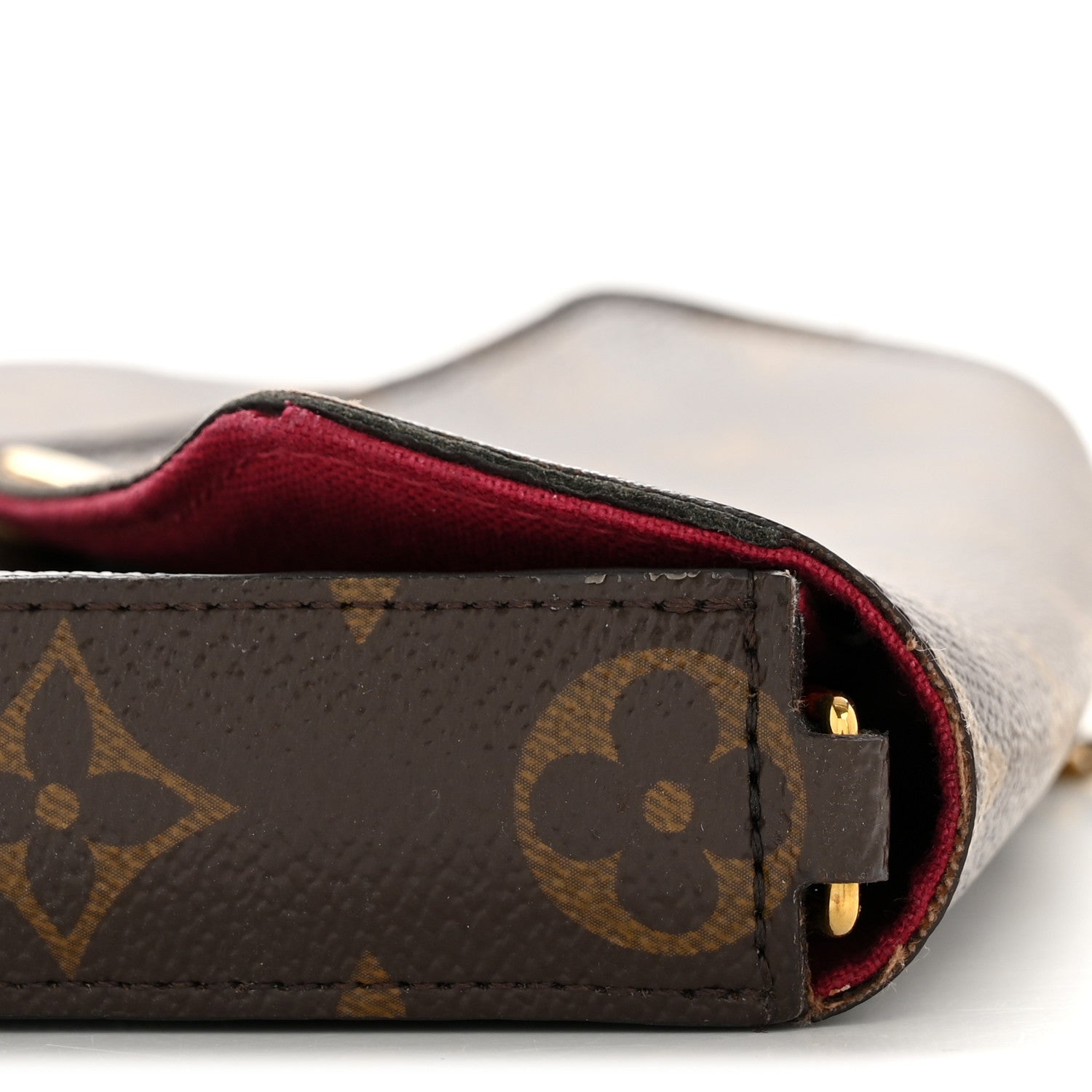 Louis Vuitton Monogram Pochette Felicie Chain Wallet Fuchsia 13 of 14