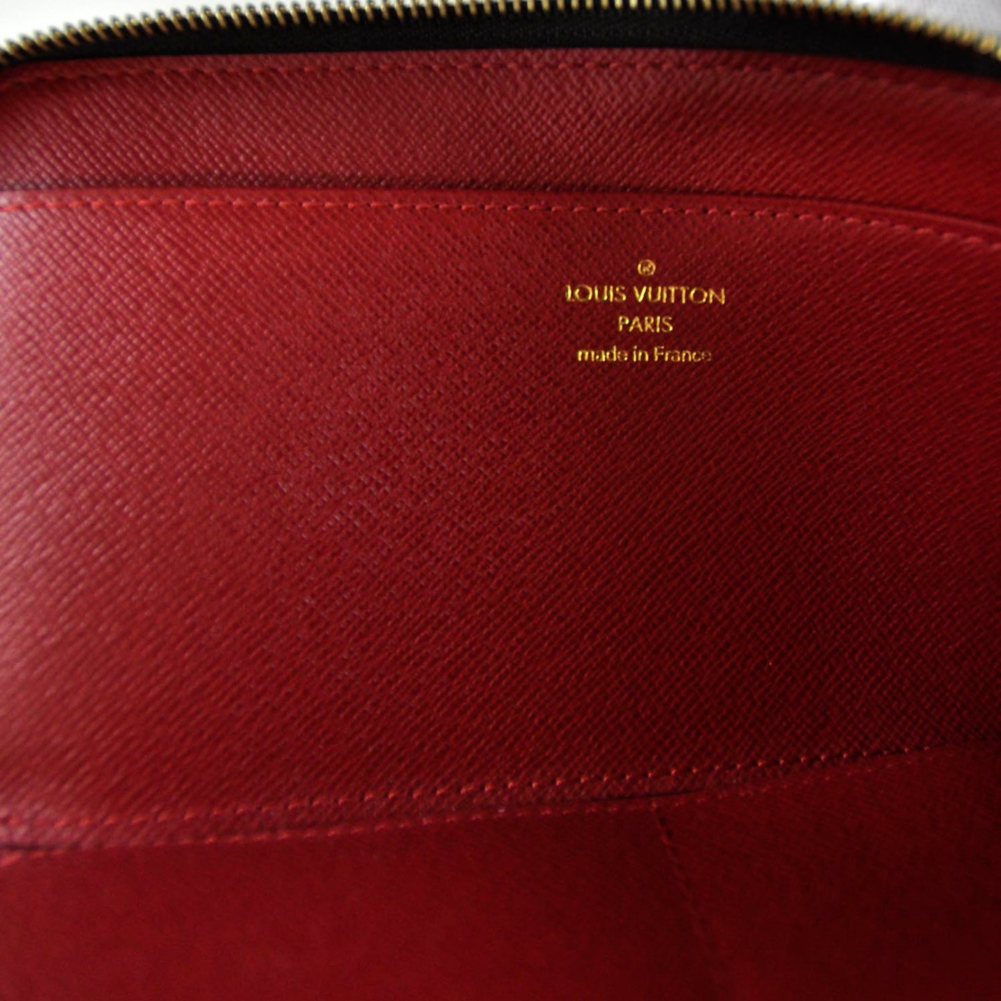 Damier Ebene Complice Trunks and Bags Wallet Red