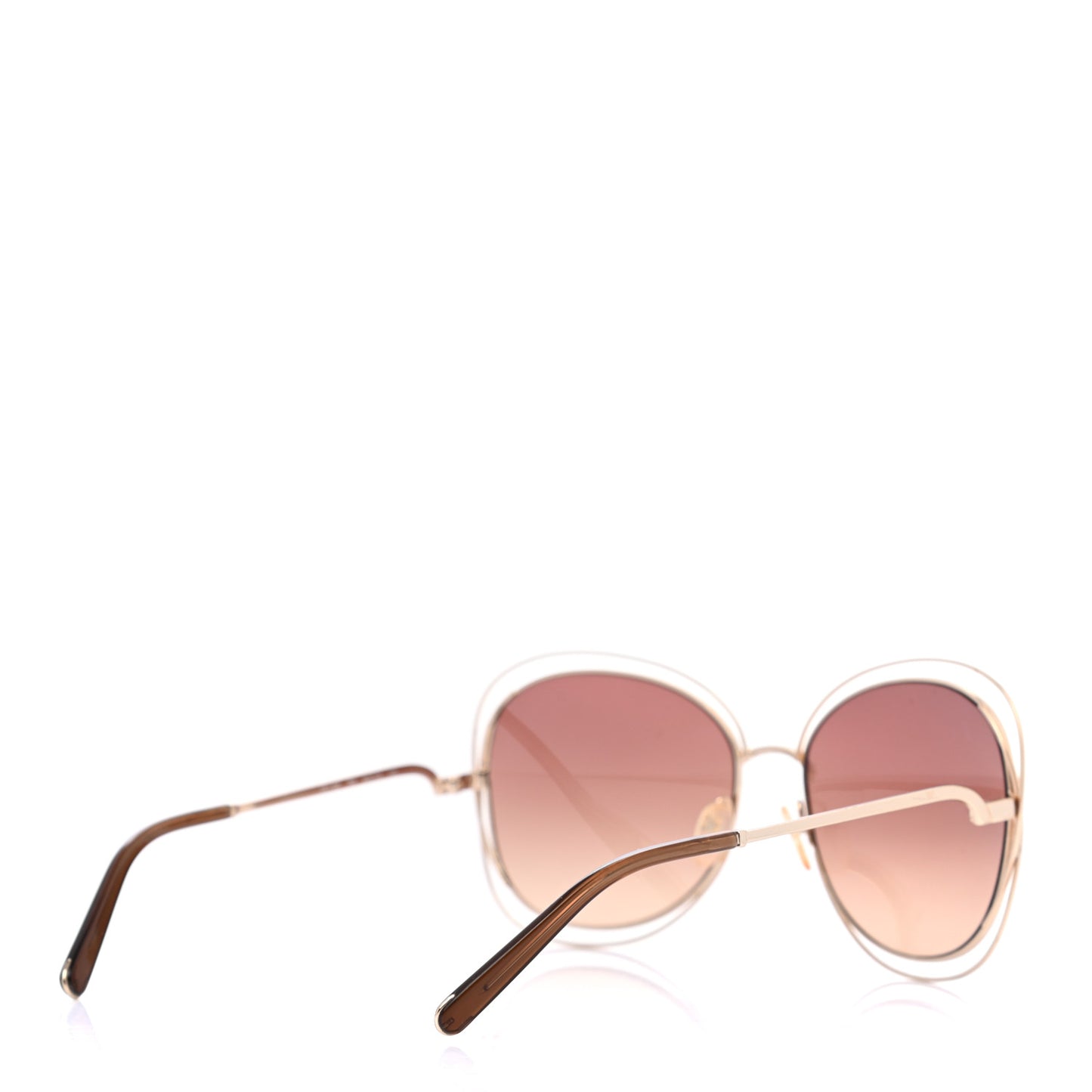 Oversized Round Carlina Sunglasses CE119S Gold