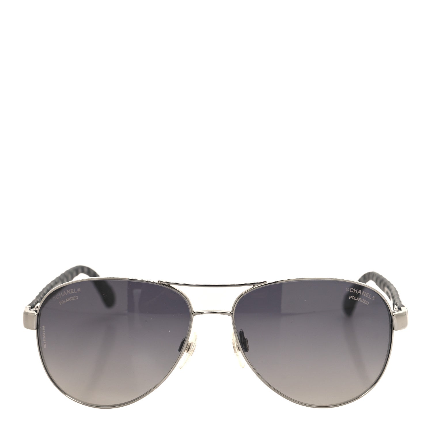 Chanel Aviator Polarized Sunglasses 4204-Q Black 2 of 8