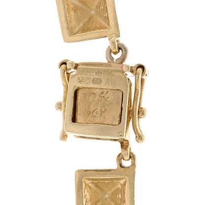 Anita Ko 14K Yellow Gold Eternity Spike Necklace 5 of 5