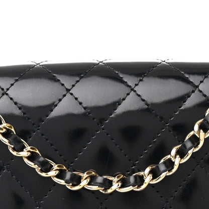 Chanel Patent Calfskin Quilted Mini Square Flap Black 8 of 13