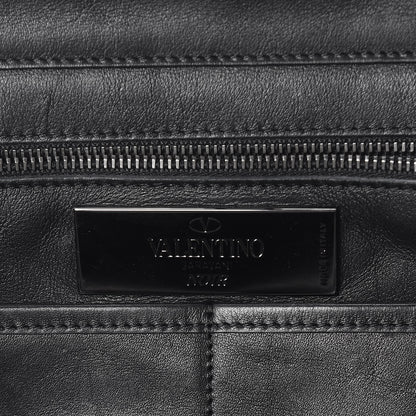 Valentino Garavani Vitello Medium Rockstud Tote Black 6 of 15