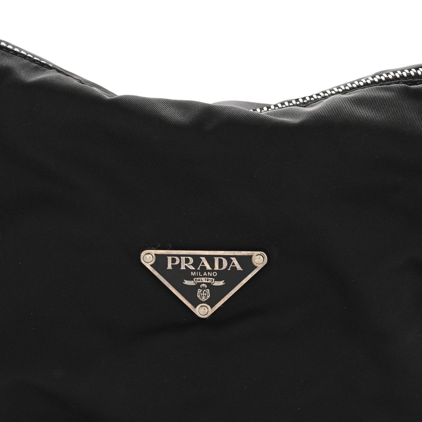 Nylon Shoulder Bag Black