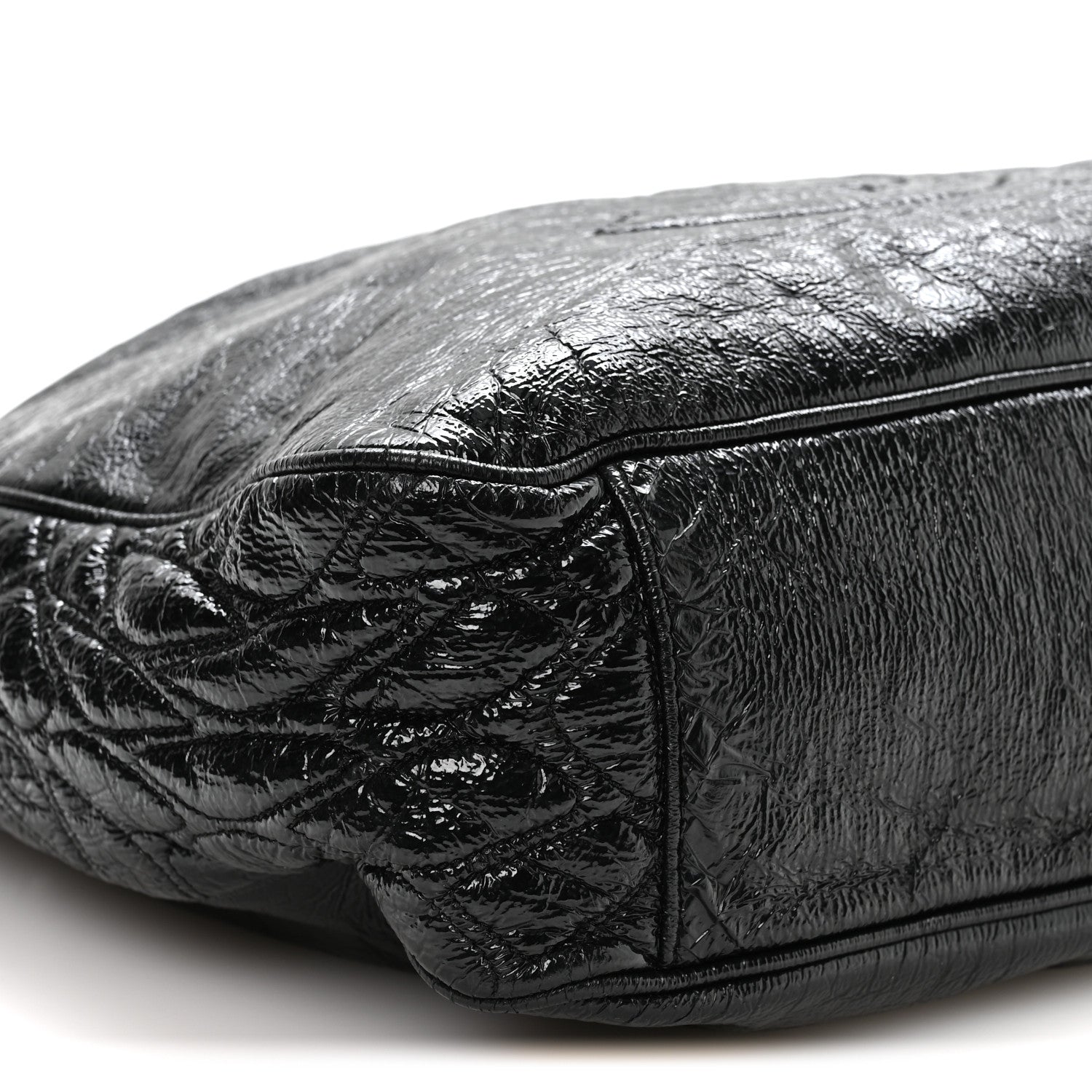 Chanel Vinyl Rodeo Bag Black 9 of 10