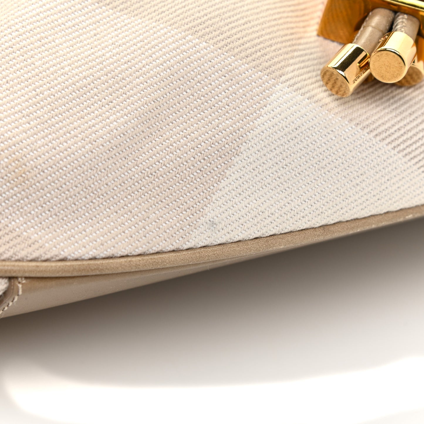 Canvas Calfskin Mega Nova Check Small Warrior Trench