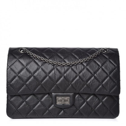 Chanel Aged Calfskin Quilted 2.55 Reissue 226 Flap Black 1 of 8