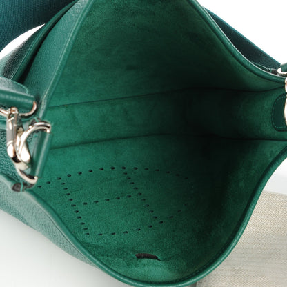 Hermes Taurillon Clemence Evelyne III PM Malachite 2 of 11