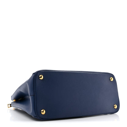 Prada Saffiano Lux Medium Galleria Double Zip Tote Bluette 4 of 11