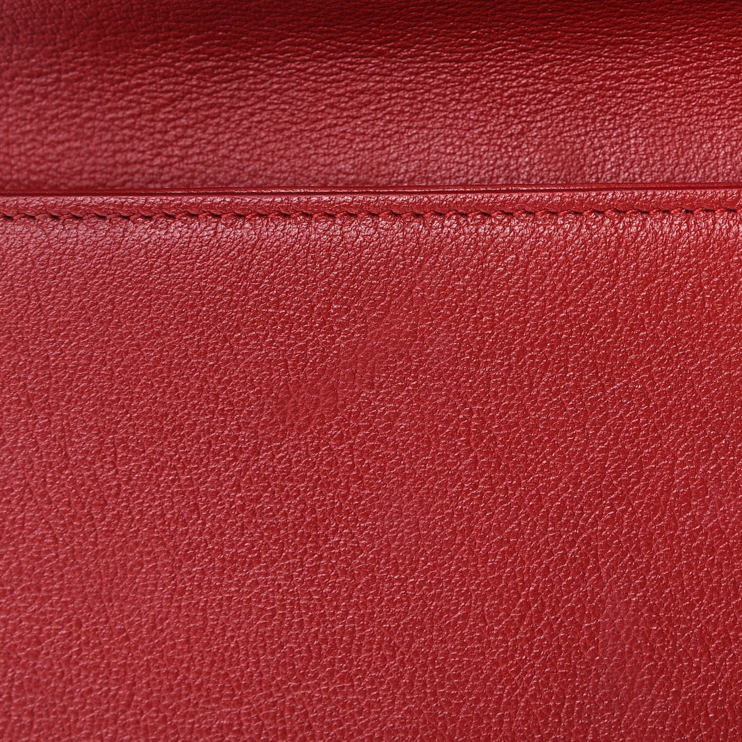 Saint Laurent Calfskin Monogram Large Belle De Jour Clutch Red 10 of 11