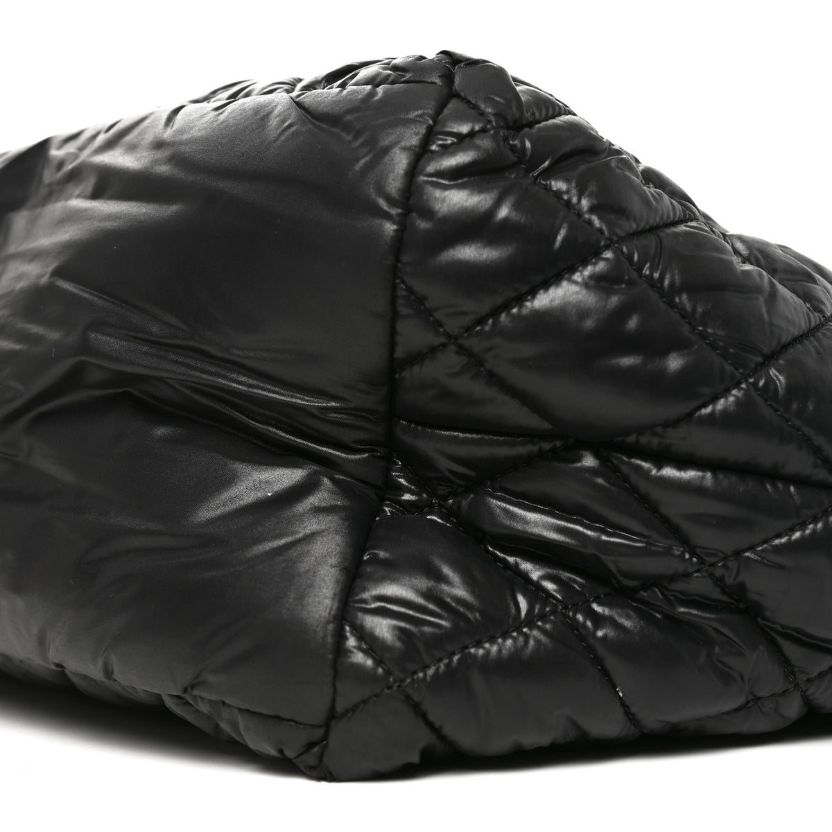 Chanel Nylon Quilted Small Coco Cocoon Tote Black 10 of 10