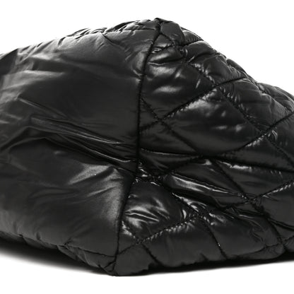 Chanel Nylon Quilted Small Coco Cocoon Tote Black 10 of 10