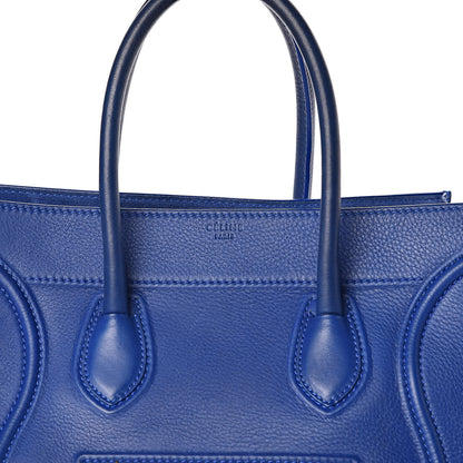 Celine Supple Calfskin Medium Phantom Luggage Royal Blue 10 of 10