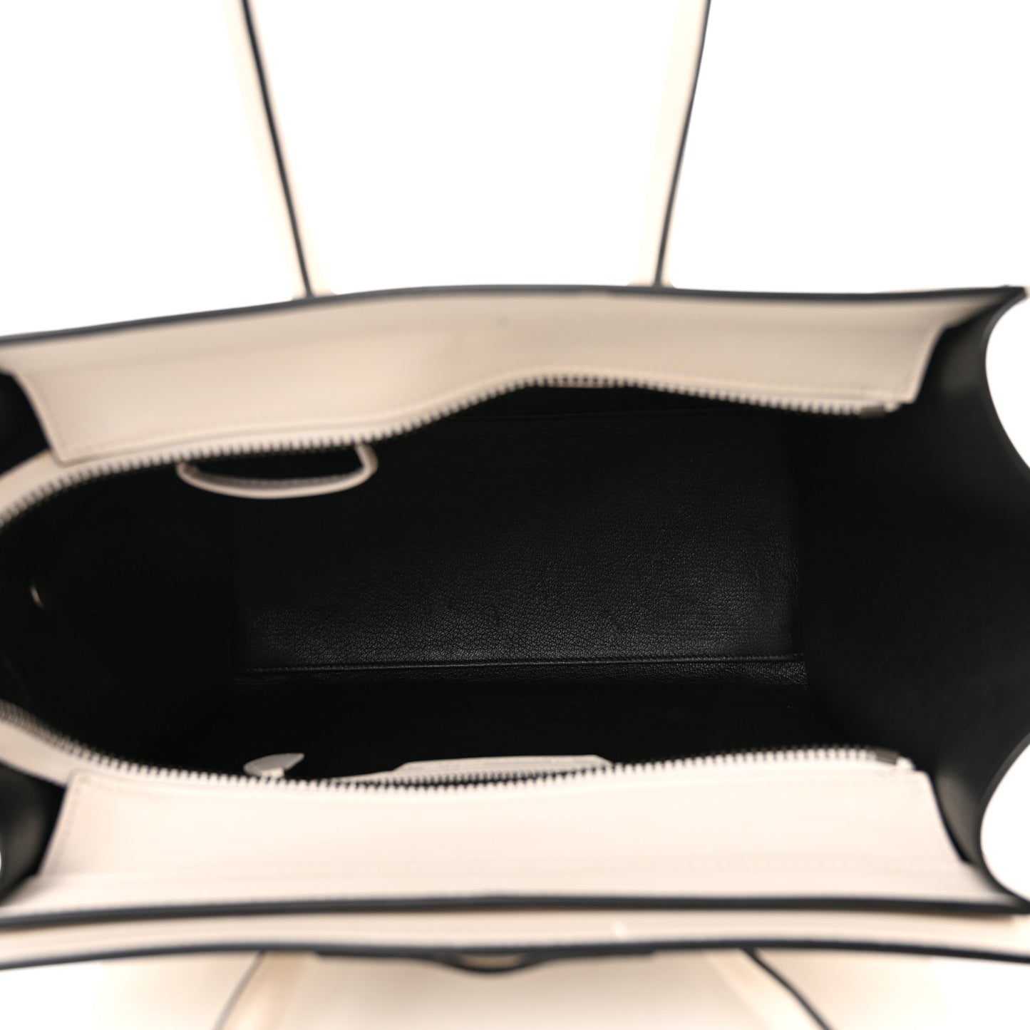 Smooth Calfskin Micro Luggage White
