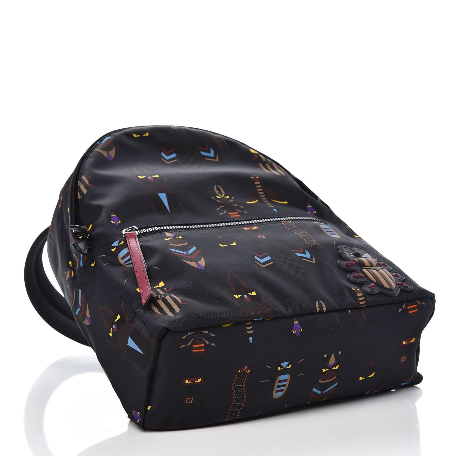 Fendi Nylon Super Bugs Backpack Navy 3 of 7