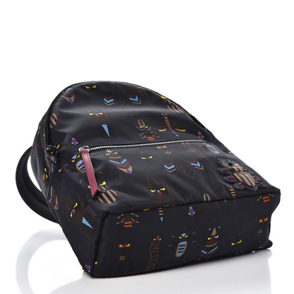 Fendi Nylon Super Bugs Backpack Navy 3 of 7