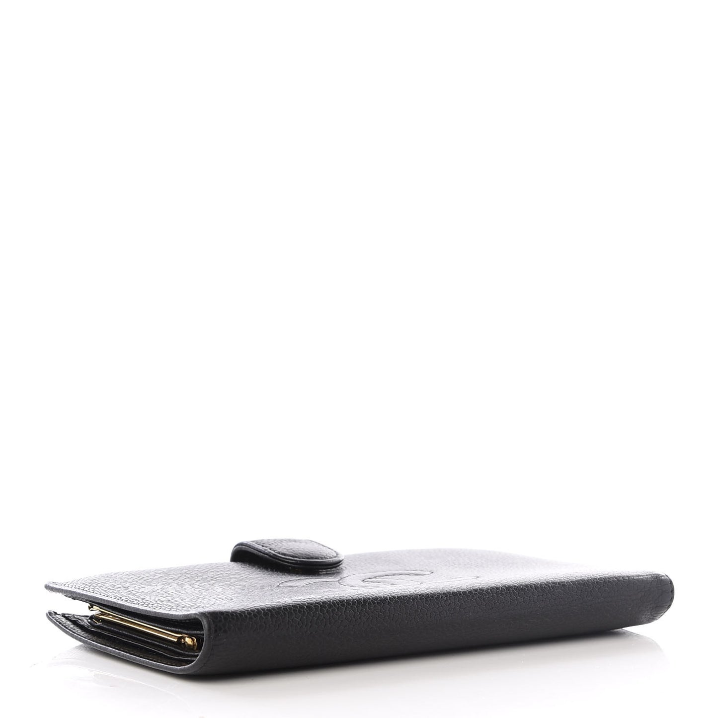 Caviar Timeless CC French Wallet Black