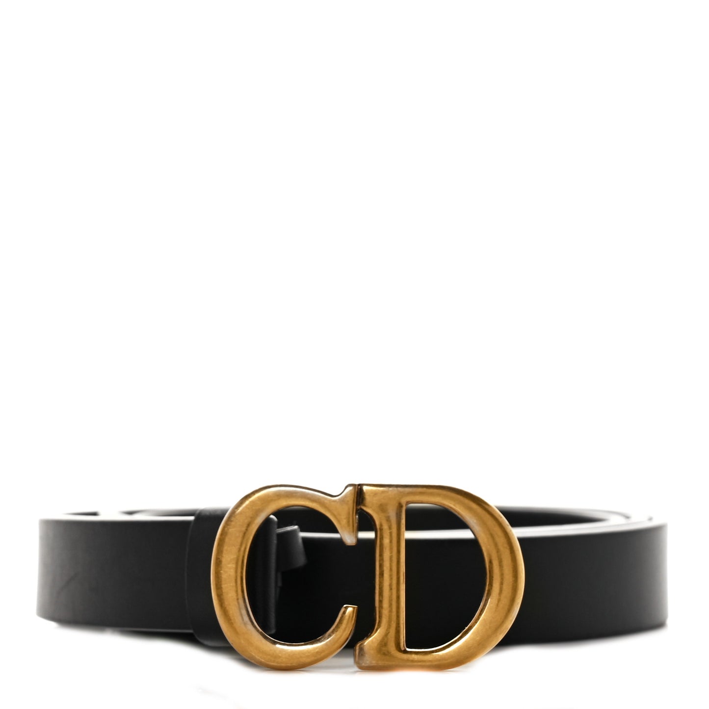 Calfskin Saddle Belt 90 Black
