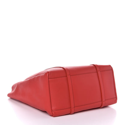 Balenciaga Veau Baltimore Double Sided Small Everyday Tote Rouge Vermeil Black 8 of 8