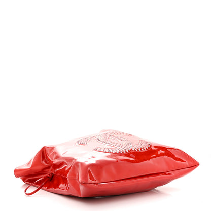 Chanel Patent Crystal Strass Bonbons Tote Red 4 of 16