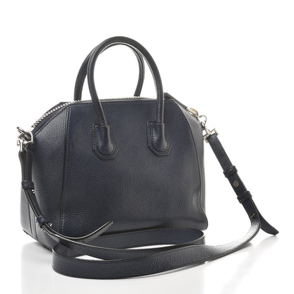 Givenchy Sugar Goatskin Mini Antigona Deep Blue 3 of 12