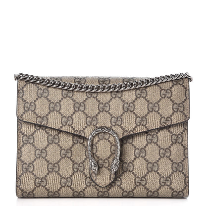 Gucci GG Supreme Monogram Mini Dionysus Chain Wallet Beige Taupe 1 of 8