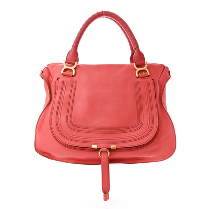 Chloe Calfskin Large Marcie Satchel Paradise Pink 1 of 12