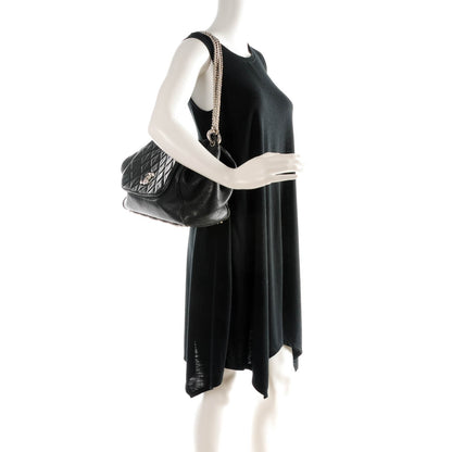 Chanel Lambskin Accordion Flap Black 2 of 7