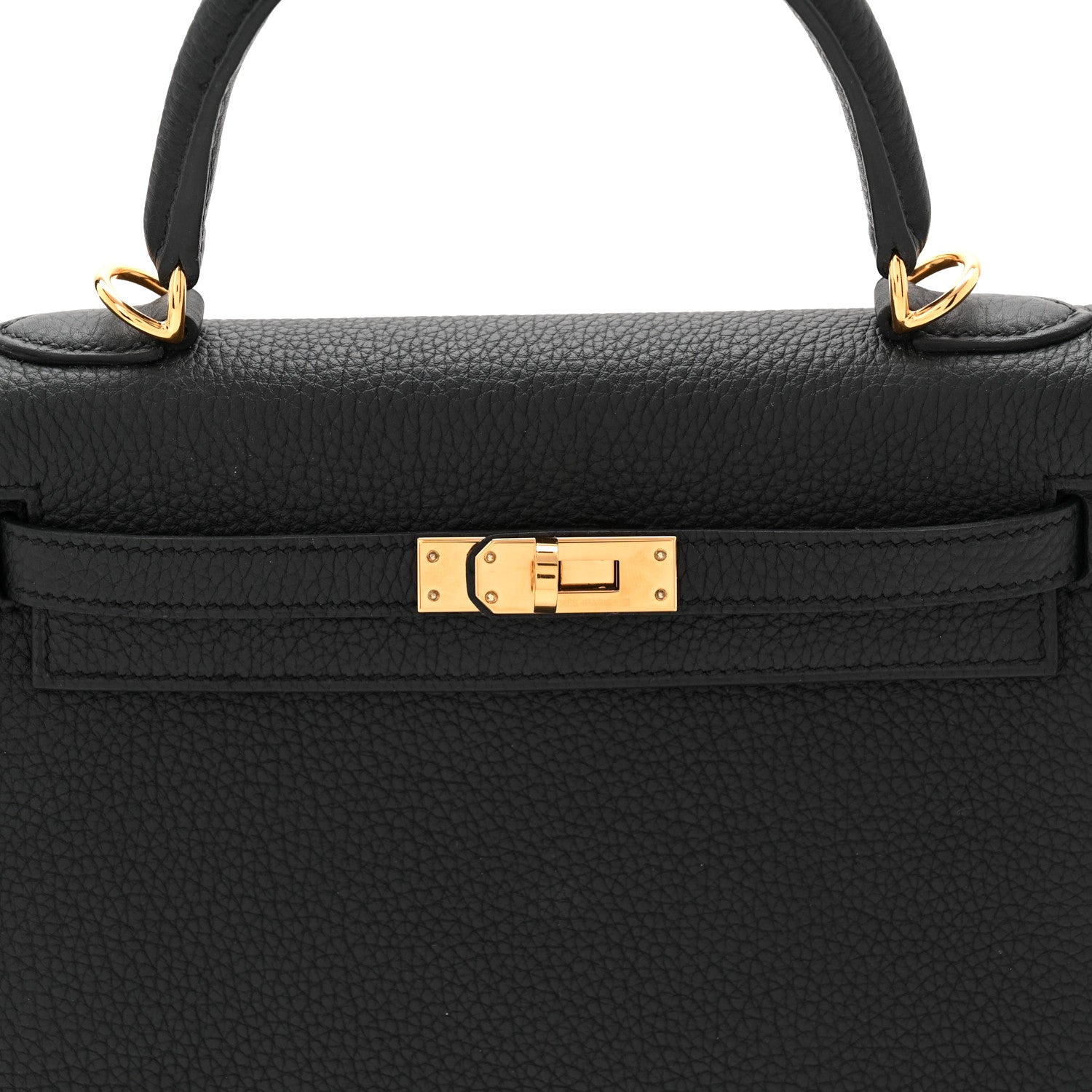 Hermes Togo Kelly Retourne 25 Black 8 of 11