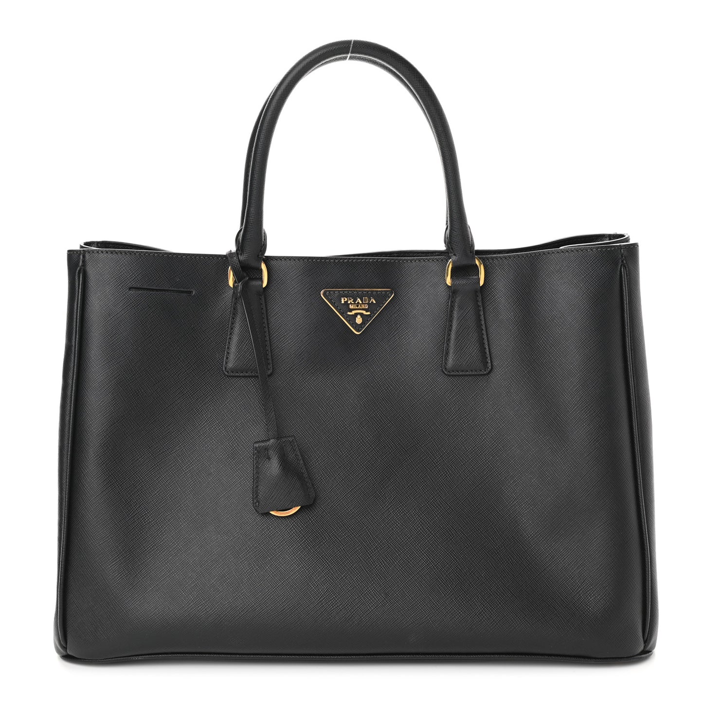 Saffiano Lux Large Tote Black