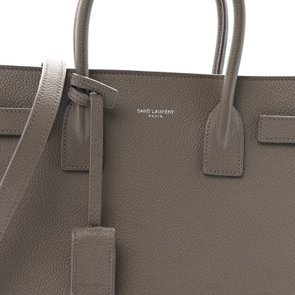 Saint Laurent Grained Calfskin Baby Sac De Jour Fog 8 of 13