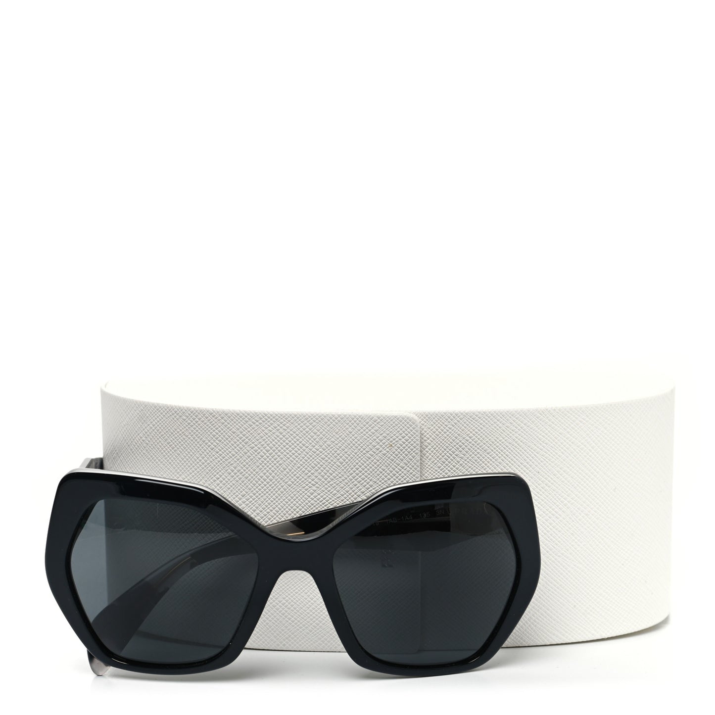 Acetate Sunglasses SPR 16R Black Tortoise Grey