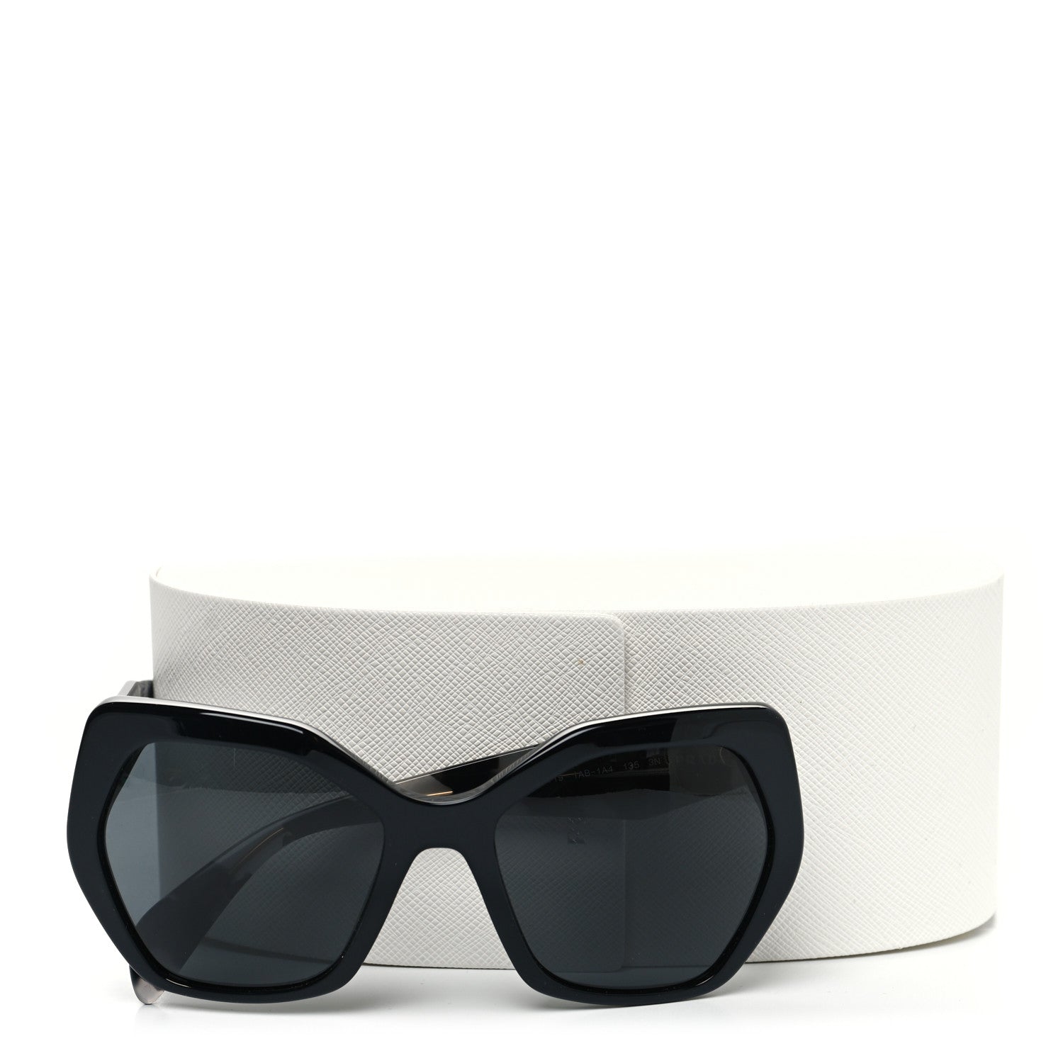 Prada Acetate Sunglasses SPR 16R Black Tortoise Grey 7 of 7
