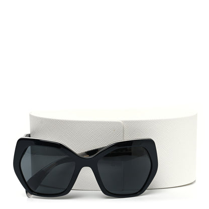 Prada Acetate Sunglasses SPR 16R Black Tortoise Grey 7 of 7