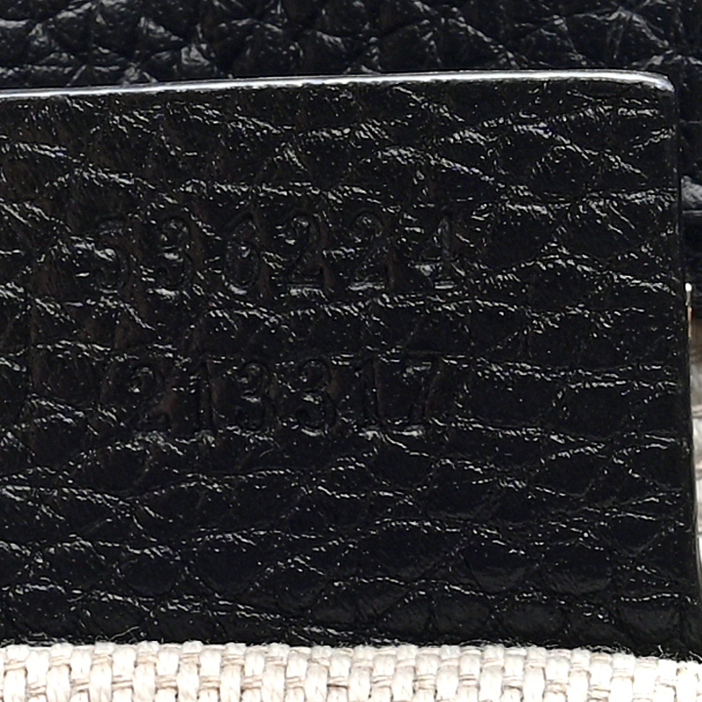 Pebbled Calfskin Medium Soho Flap Crossbody Black
