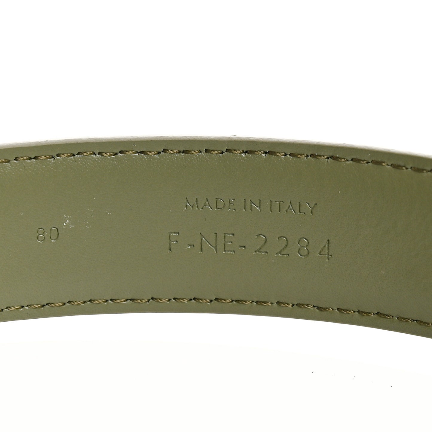 Box Calfskin Medium 25mm Triomphe Belt 80 32 Fall Green