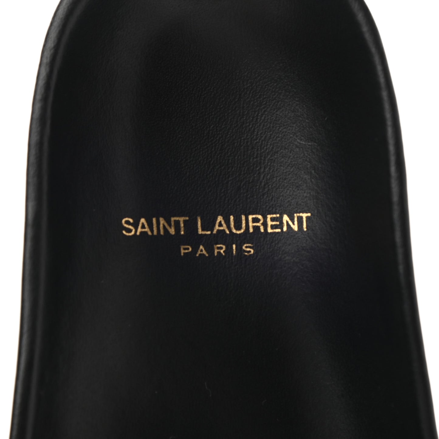 Calfskin Monogram Jimmy Joan Slide Sandals 35 Black