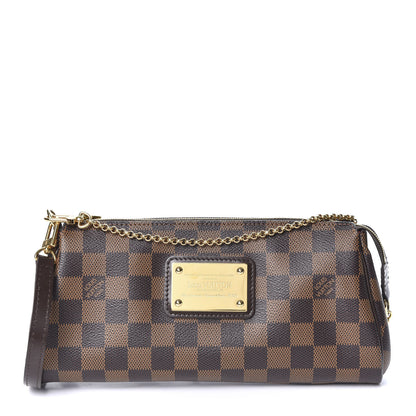 Louis Vuitton Damier Ebene Eva Clutch 1 of 9
