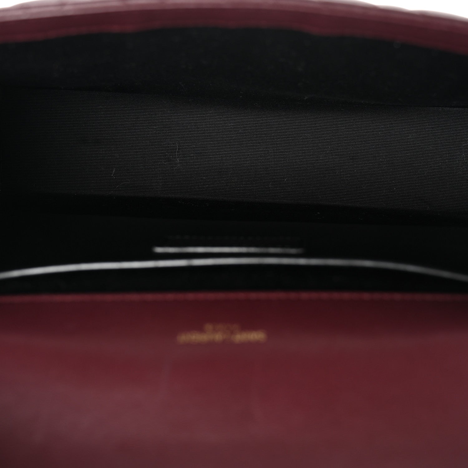 Saint Laurent Lambskin Mixed Matelasse Triquilt Medium Monogram Satchel Burgundy 5 of 11