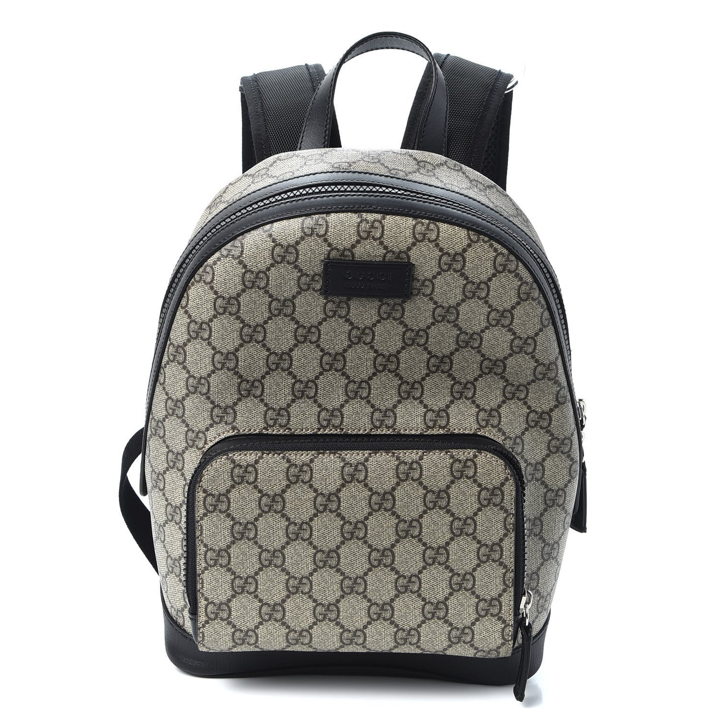 GG Supreme Monogram Small Eden Day Backpack Black