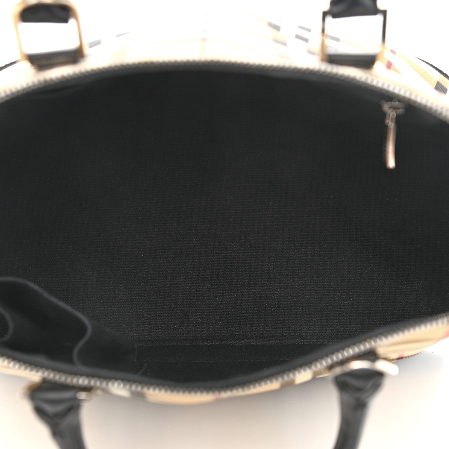 Burberry House Check Large Bowler Tote Black 5 of 17